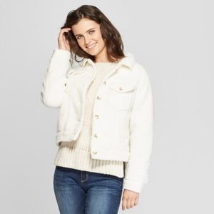 Universal Thread White Sherpa Jacket